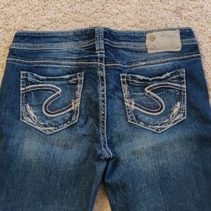 Silver Aiko bootcut jeans